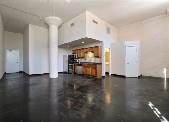 Kitchen Model at 3200 Main Lofts in Deep Ellum, Dallas, Texas, TX