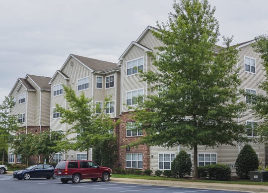 Apartment Building Exteriors at Ultris Courthouse Square Apartments in Stafford, Virginia, VA