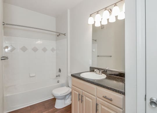 Unfurnished Bathroom at Ultris Courthouse Square Apartment Homes in Stafford, Virginia, VA