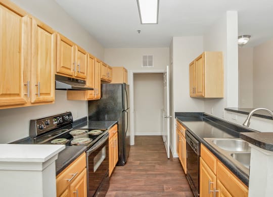 Unfurnished Kitchen at Ultris Courthouse Square Apartment Homes in Stafford, Virginia, VA