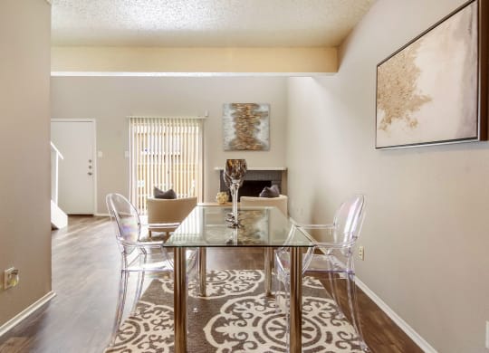 Model Dining Area at Windridge Apartments in Dallas, Texas, TX