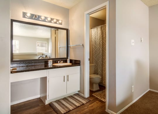 Loft Bathroom at Windridge Apartments in Dallas, Texas, TX