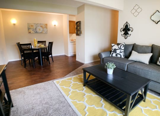 Living And Dining Area at Crown Station Apartments, Amelia, Ohio