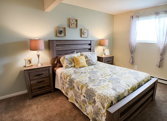 Master Bedroom With Adequate Storage at Crown Station Apartments, Amelia, OH