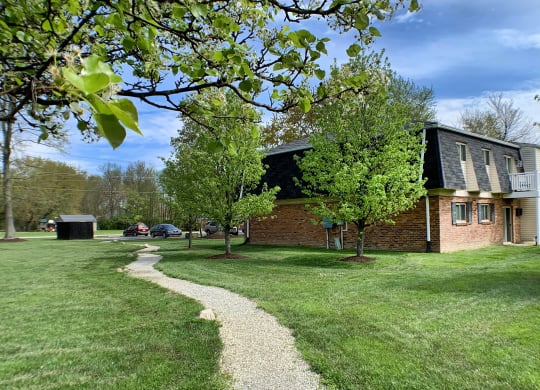 Green Space Walking Path at Crown Station Apartments, Ohio, 45102