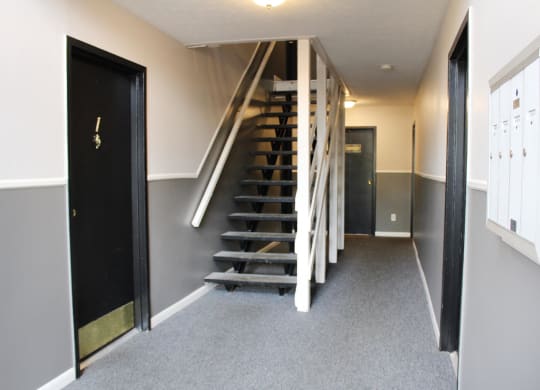 Hallway And Staircase at Crown Station Apartments, Amelia, Ohio