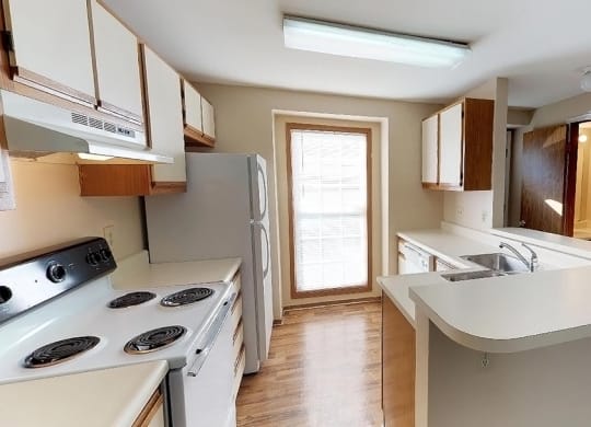 Kitchen at Woodhills Apartments, Ohio