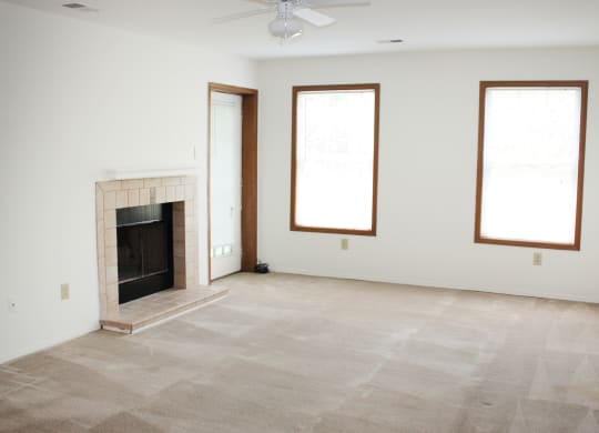 Fire Place at Woodhills Apartments, West Carrollton, Ohio
