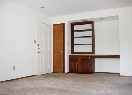 Living Room at Woodhills Apartments, West Carrollton