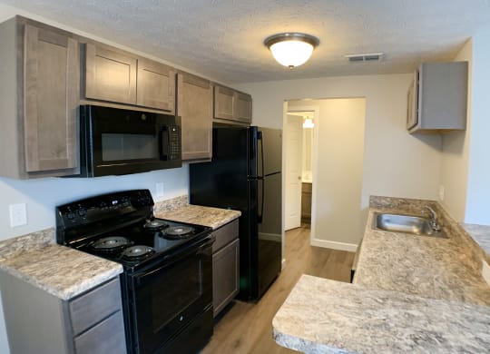 Granite Countertop at Woodhills Apartments, West Carrollton, Ohio