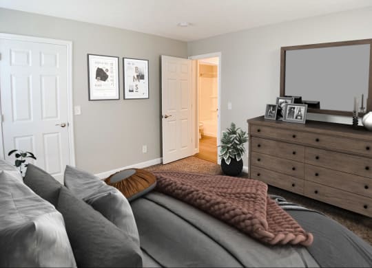 Virtual Bedroom at Woodhills Apartments, West Carrollton, 45449
