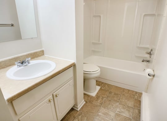 Bathroom area with sink at Oakwood Apartments, Florence, 41042