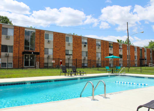 Extensive Resort Inspired Pool Deck  at Barkley Ridge Apartments, Southgate, KY