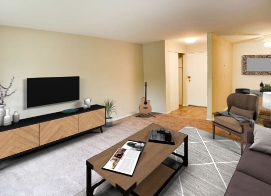 Living Room Interior  at Barkley Ridge Apartments, Southgate, Kentucky