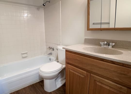 Bathroom With Bathtub  at Concord Woods Apartments, Milford, 45150