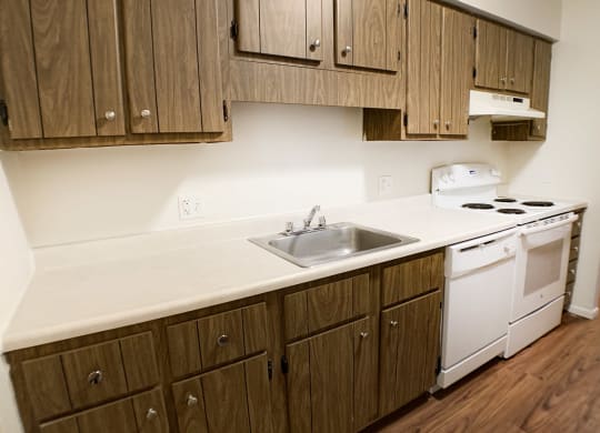 Granite Counter Tops In Kitchen  at Concord Woods Apartments, Ohio