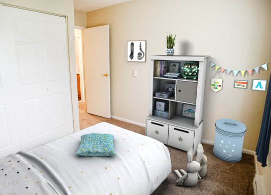 Bedroom  at Concord Woods Apartments, Milford, OH
