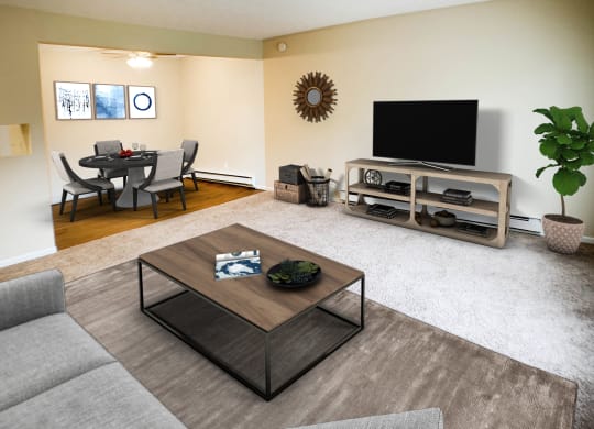 Virtual Living Dinging Room  at Concord Woods Apartments, Milford, Ohio