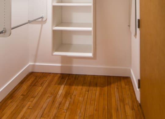 Built-In Shelving In Closet at 1525 Broadway, Detroit, MI