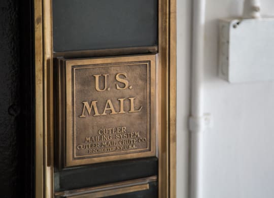 Mail- Box at 1525 Broadway, Michigan, 48226