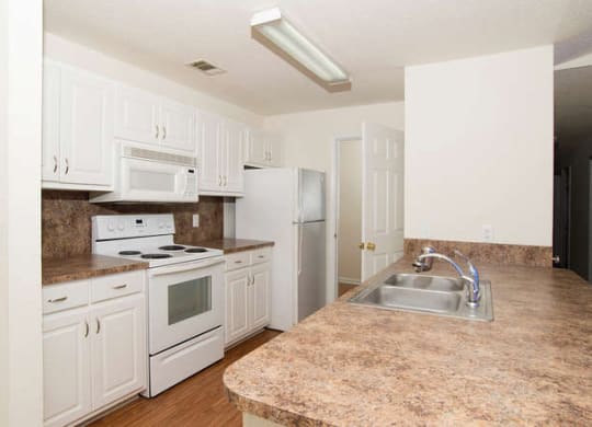 kitchen with all appliances