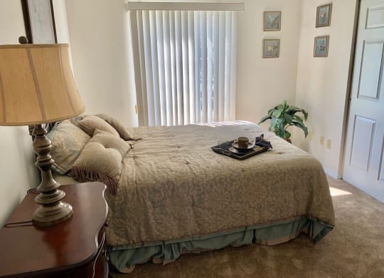 Comfortable Bedroom at Blueberry Hill Apartments, Rochester, NY