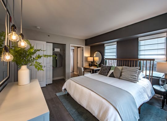 cambridge park apartment master bedroom view