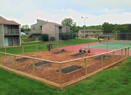 Community Garden & Tennis Court