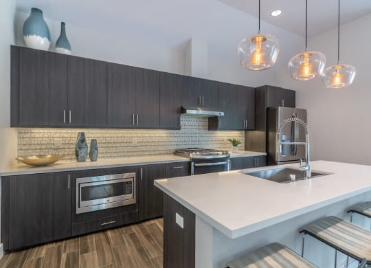 Gourmet Kitchen at Beverly Plaza Apartments, Long Beach, CA, 90815
