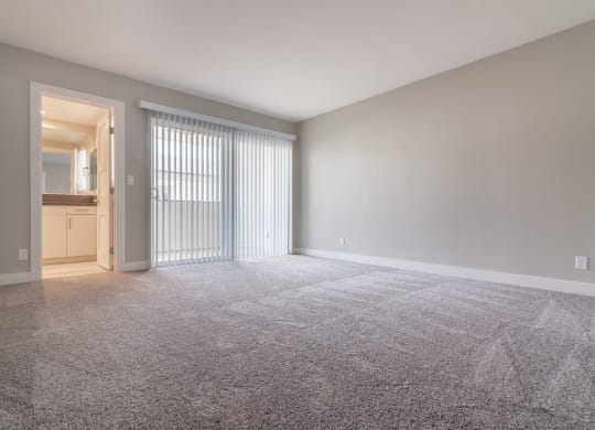 Carpeted Living Area at Bixby Hill Apartments, California