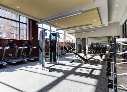 Fitness Center at TENmflats, Columbia