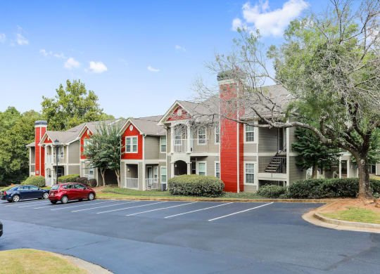 Building Exterior - Bushes, Grass, Trees
