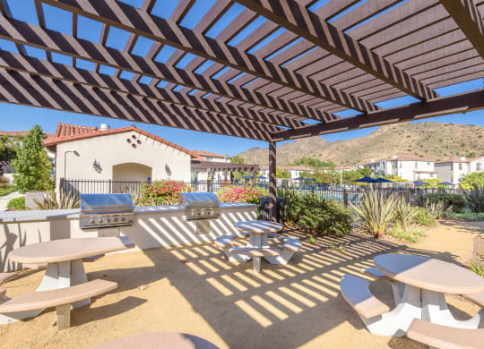 Barbeques and patio  at Mission Hills, California, 93012