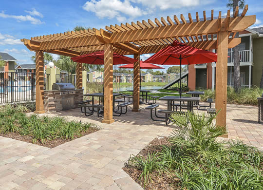 Shaded Grilling Area