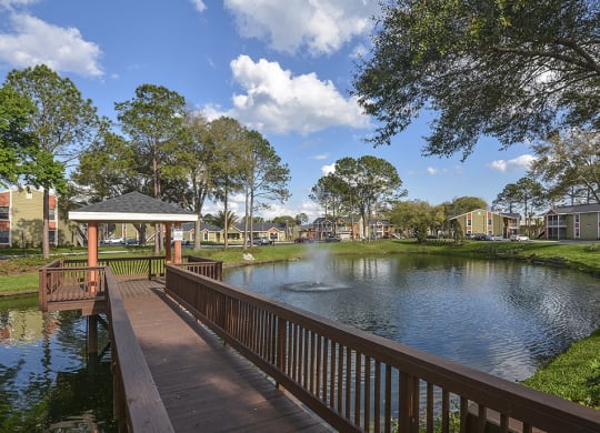 Pond with Walkways