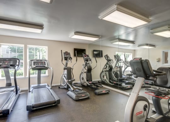 Modern Fitness Center at Sanger Place, Lorton
