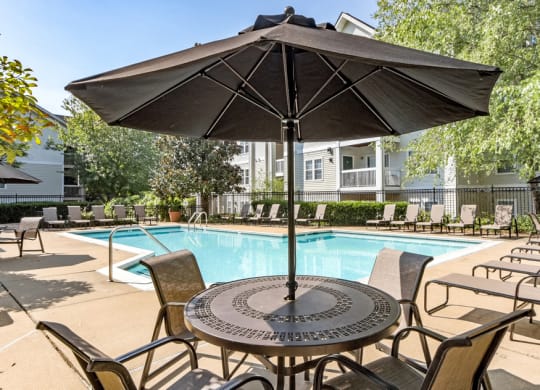 Lounge Swimming Pool With Cabana at Sanger Place, Virginia, 22079