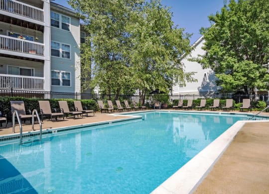 Swimming Pool With Relaxing Sundecks at Sanger Place, Lorton, VA