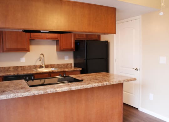 Wooden cabinets at Miamisburg by the Mall, Ohio
