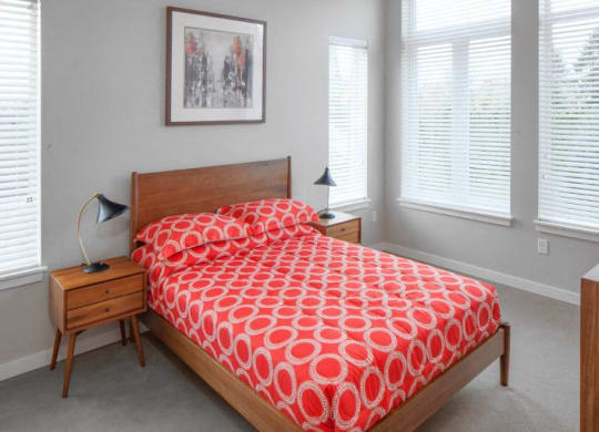 The Wilmore begroom with bed