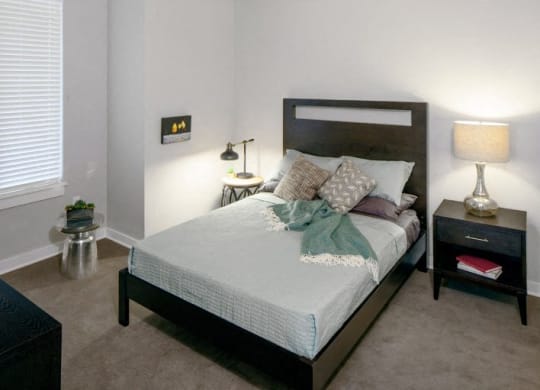 The Wilmore bedroom with bed