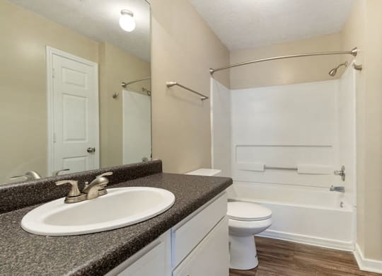 Upgraded Bathroom Fixtures at Ridgeland Place Apartment Homes, Ridgeland, Mississippi