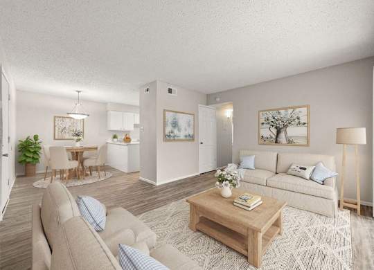 Living Room at City-Base Vista, San Antonio, TX, 78223