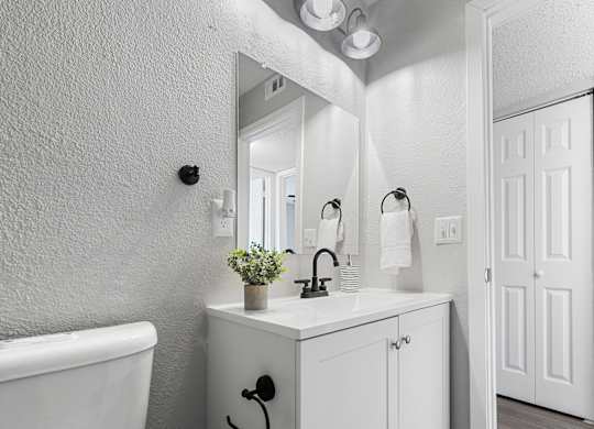 Bathroom at City-Base Vista, San Antonio, 78223