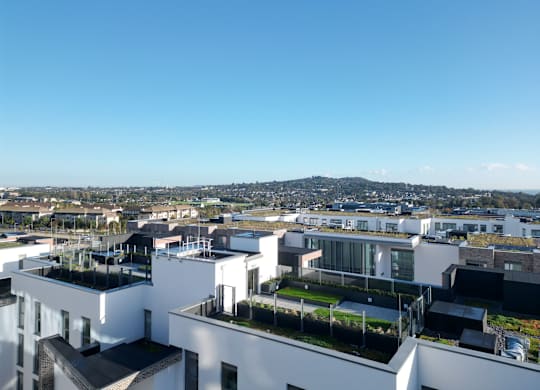 A view of a city from a high vantage point at Cherrywood Apartments, D18 VY3V
