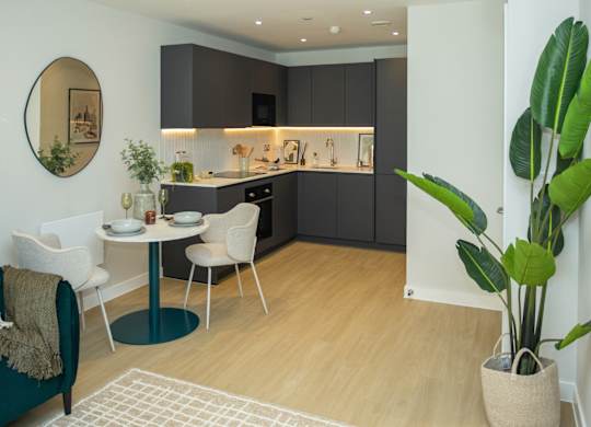 Elegant Meal Space at Emporium House Apartments, Reading