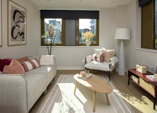 Comfortable Living Room at Emporium House Apartments, Reading