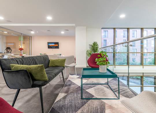 Indoor Lounge at Emporium House Apartments, Reading, RG1 7NW