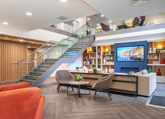 Building Lobby at Emporium House Apartments, Reading