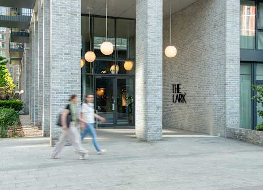 Glass Door at Property Entrance at The Lark, London
